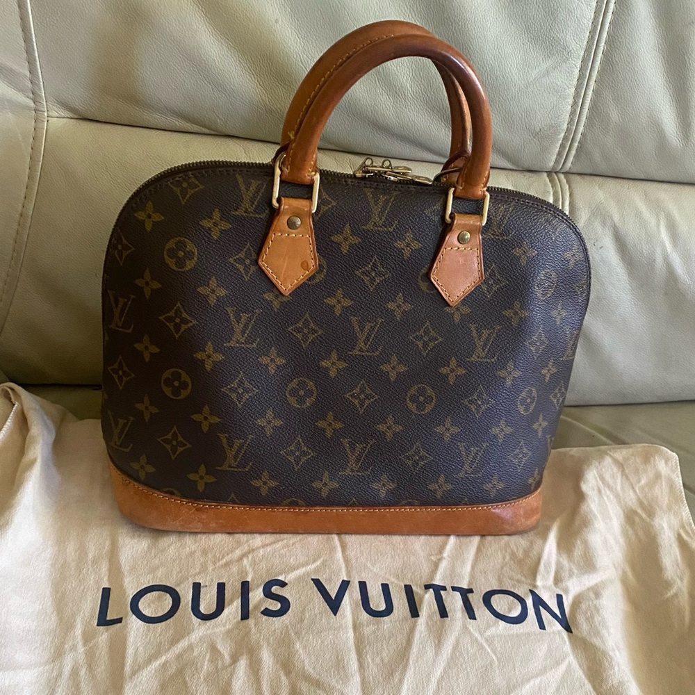 Authentic LOUIS VUITTON MONOGRAM ALMA PM HANDBAG - MADE IN USA